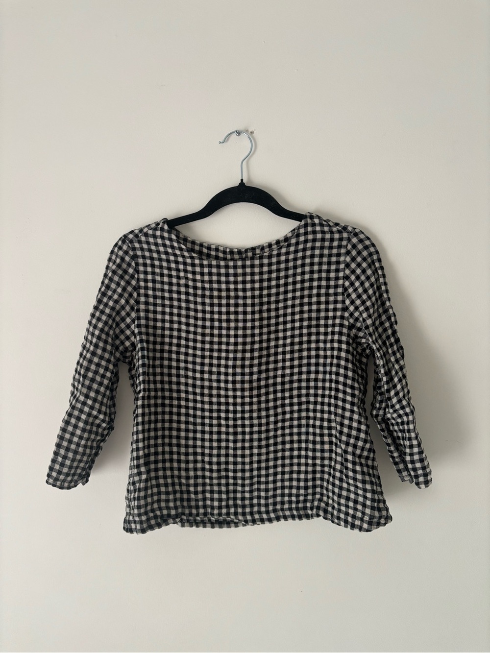 100% Linen Gingham Shirt